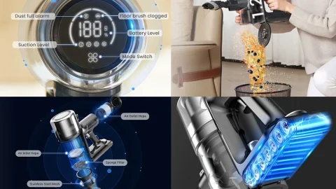 Proscenic P12 álló porszívó