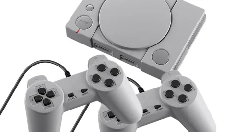 DATA FROG PS1 TV játékkonzol Mini 8 bites 620 klasszikus játékkal